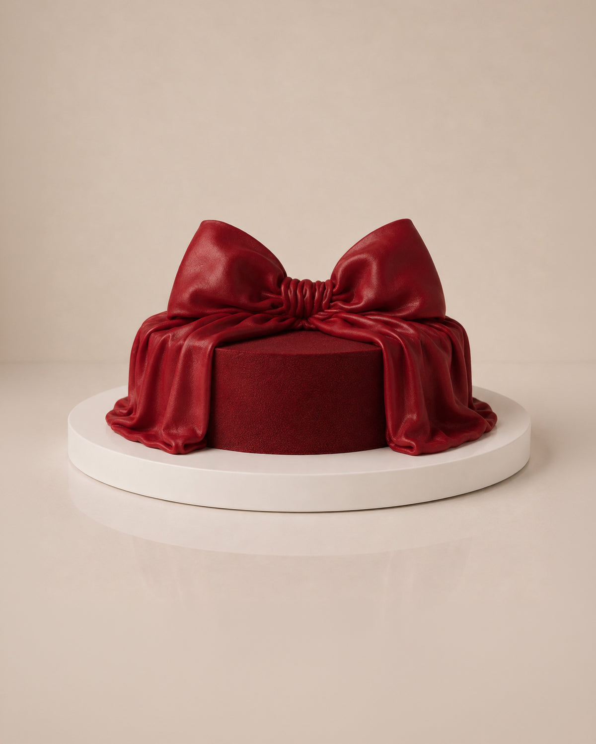 Velvet Bow – Czerwony